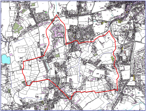 Canton de Hamelins map