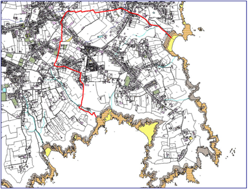 Canton de Fermains map